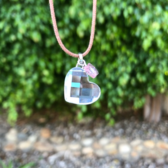 Swarovski Jewelry - Swarovski Crystal Heart Charm Necklace